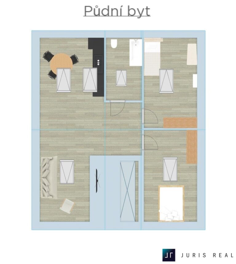 vizual podkroví (3+kk)