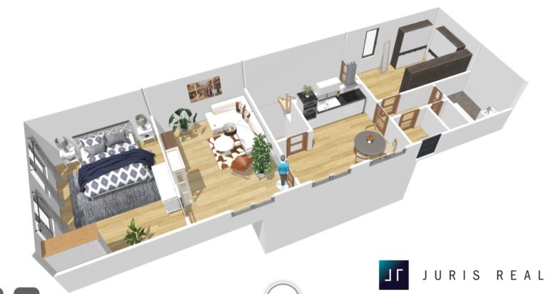 půdorys - vizualizace 1